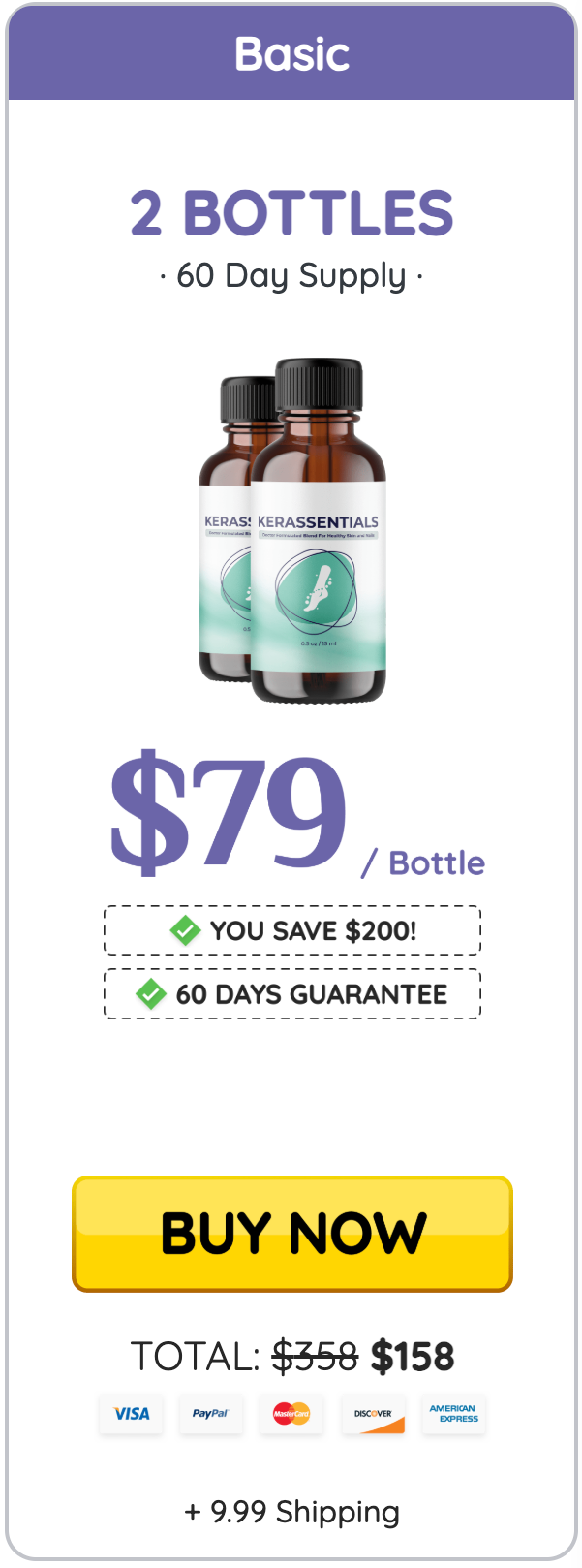 Kerassentials Buy 1 Bottle